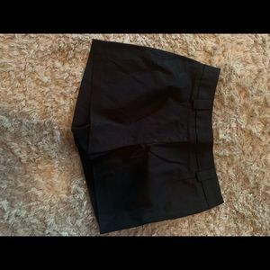 Black, high waisted shorts